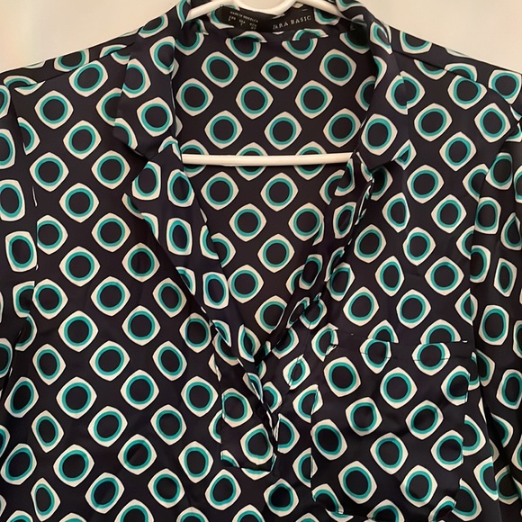 Satin printed shirt - Picture 2 of 5